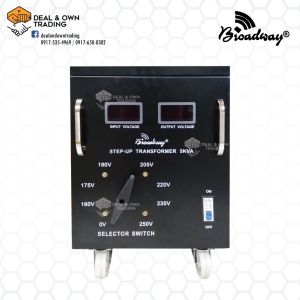 Broadway 5KVA 5000W Variable Step Up Transformer
