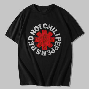 kaos band oversize red hot chilli peppers rhcp logo rock legend t shirt dewasa pria wanita