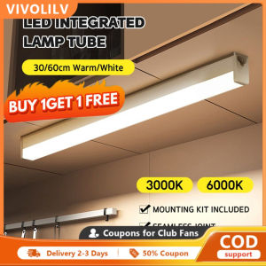 LVYIMAO 【Buy 1 Take 1】T5 Led Tube Light 5W 10W Warm/White Bulb Cabinet Lighting Energy Saving Bulb For Home Office Store