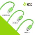 KABEL DATA DAP IPHONE 5 BULAT DYL-100 2.4A. 