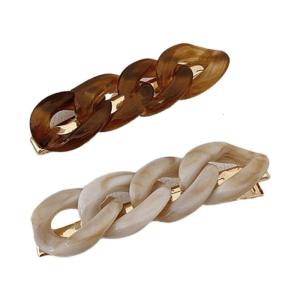 Stylish Fashionable Hair Barrettes Hair Clip Sweet Hairpin Barrette Chain Hair Clip Hair for Women Girl