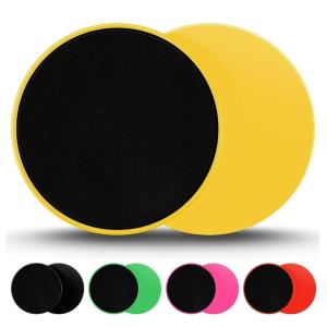 Core Sliders for Carpet Wood Floor - Non-Slip Gliding Discs for Feet Beachbody Strength Slides for Core Workouts