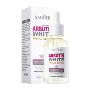 KADAIE SADOER Whitening Serum Alami 30ml - Serum Pencerah Wajah dengan Nicotinamide Melembabkan Menyusutkan Pori serta Memperbaiki dan Menutrisi Kulit