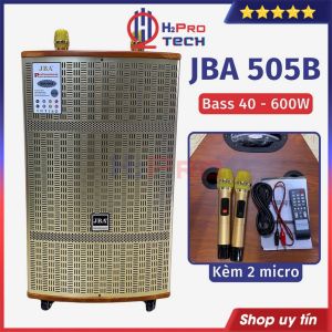 Loa kéo JBA J505B Công suất Lớn 600W Loa Bass 4 tấc Bluetooth tặng kèm 2 Micro - H2pro Tech