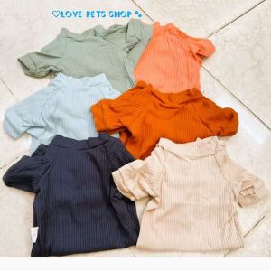 Áo liền quần có tay cho Chó Mèo 4 mùa form nhỏ - Love pets shop
