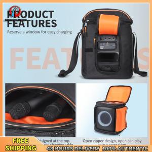 Winnereco Waterproof Speaker Bags Large Capacity Bluetooth-compatible Speaker Storage Bag with Adjustable Strap Accessories for JBL PartyBox Encore Essential