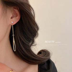 Frascati New Korean Temperament Fashion Drop Earrings Contracted Long Tassels Geometric Modelling Women Earrings Jewelry