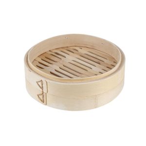 COUPLECOL Chống bỏng Bánh bao Trung Quốc Bộ dụng cụ nấu ăn Bộ dụng cụ nhà bếp Giỏ hơi nước Makes Tasty Bao Buns Nồi hấp Sum Nồi hơi Nồi hấp tre Nồi hấp