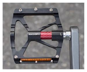 Pedal Sepeda Rockbros K307PT Wide Thread MTB Roadbike Seli BMX Bearing Bike Aluminum Alloy Pedals Anti Slip Ultralight Original