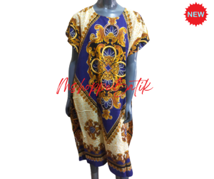 2XL-3XL Plus Size Batik Ethnic Style  Kaftan or Kalong Pangbahay Daster for Women