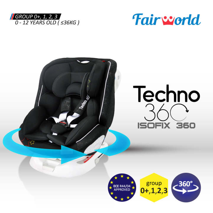 FAIR WORLD BABY CAR SEAT BC 619LB/BL (BLACK) Lazada