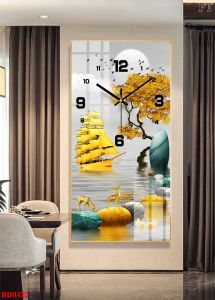 Tranh Đồng Hồ Tráng Gương Cao Cấp SGP16322-06