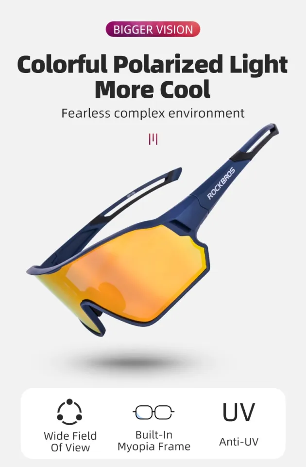 Polarized Cycling Sun Glasses Outdoor Sports Bicycle Glasses Men