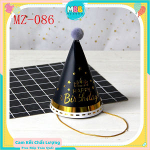 Mũ Sinh Nhật Nón Happy Birthday Cho Bé Phụ Kiện Trang Trí Sinh Nhật Đầy Tháng Tiệc Tùng - MBBDecor
