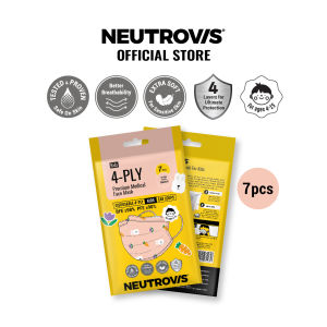 Neutrovis 4-Ply Premium Medical Face Mask 7S - Kids Series