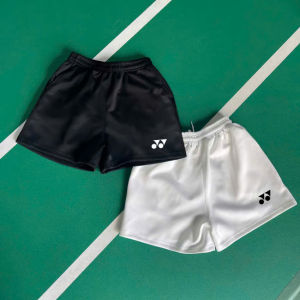 quần đùi thêu logô yonex thun borip poly co giãn 4 chiều thấm hút mồ hôi