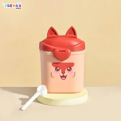 FR-C1573 Kotak Susu Bubuk Bayi Karakter Lucu BPA Free Anti Tumpah Travel Praktis Tempat Kotak Wadah