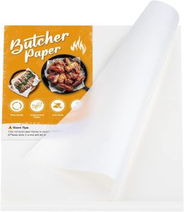 ASTARON Brown Butcher Paper Square Wrapping Paper for Meat Sublimation Heat Press 12 x 12 Inches (60 White)