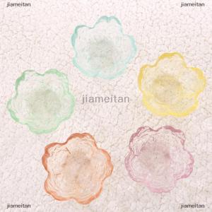 [COD] jiameitan Small Dish Nordic Style Inlay Sauce Bowl Mini Japanese Cherry Blossoms Seasoning Plate For Ice Cream Fruit Sala