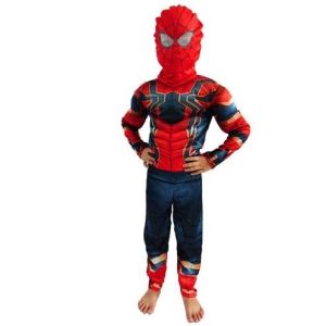 2025 - Trang Phục Hóa Trang Siêu Nhân Cơ Bắp Người Nhện Quần Áo Siêu Anh Hùng Kèm Mặt Nạ Cho Bé Chất Liệu Mềm Mại Phù Hợp Cho Bé Yêu Thích Hóa Trang