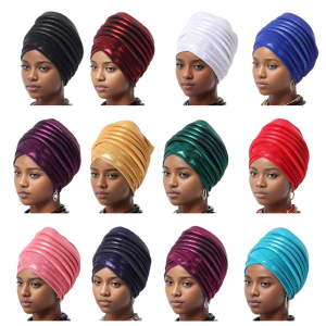 Phi Turban volumiser cho nữ thời trang dưới khăn nắp ca-pô bên dưới khăn xếp nâng lên dân tộc khăn xếp nâng Nigeria hat