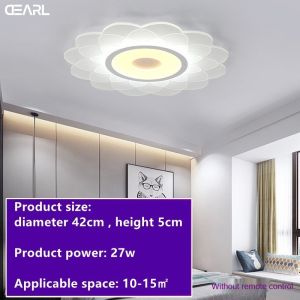 Romantic LED Ceiling Lights for Bedroom Modern Ceiling Lights For Living Room Ceiling Lights 3 Colors Chandeliers