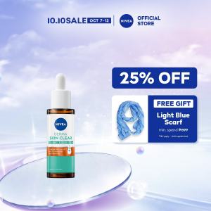 NIVEA Face Care Derma Skin Clear Rebalance & Clear Serum with Niacinamide and Hyaluronic Acid 30ml