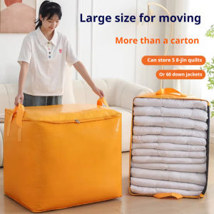 Large Capacity Moving Packaging Bag Oversized Clothing Storage Waterproof Luggage Bags Blanket Container Quality Zipper