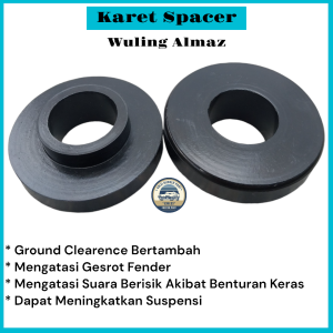 Karet Spacer Tatakan Per Keong Belakang Atas Wuling Almaz Tebal 2cm 1Set(2Pcs)