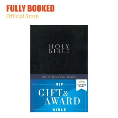 NIV Gift and Award Bible Black Red Letter Edition Comfort Print (Leatherbound)
