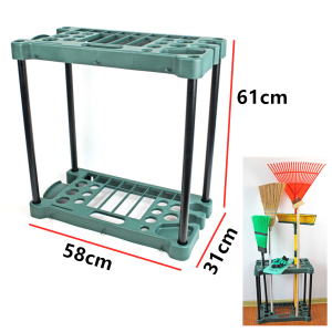 Garden Tool Organizer Tool Rack Gardening Supplies Agricultural Tool Storage Rack for Yard Shed Outdoor