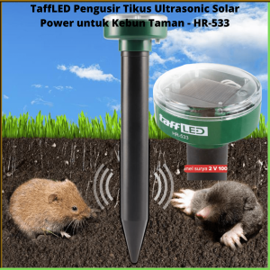 COD TaffLED Pengusir Tikus Ultrasonic Solar Power untuk Kebun Taman HR 533 / Alat Pengusir Tikus Ultrasonik Pengusir Tikus Di Rumah Pengusir Hama Tikus Sawah