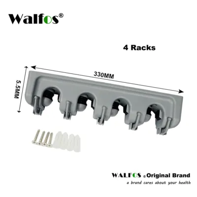 Kitchen Organizer Wall Mounted Kitchen Shelf Storage Holder for Mop Brush Broom Mops Hanger Organizer Tool