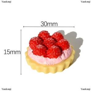 [COD] Yaokeqi Dollhouse Miniature Cake Dessert Biscuit Tray Fork Model Kitchen Tableware Food Decor Toy Doll House Accessories