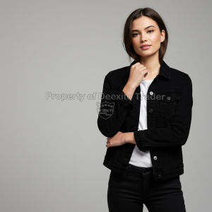 AWAS Jaket Jeans Wanita Denim Skinny Terbaru