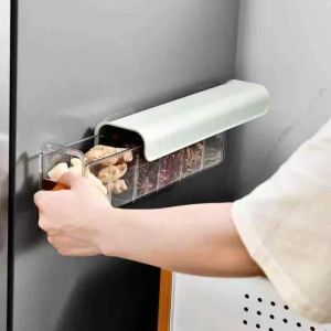 [Ready Stock+COD] Wall Mounted Underwear Storage Box Transparent Sock Storage Box Bedroom Closet Organizer Drawer Type Panties Storage Container