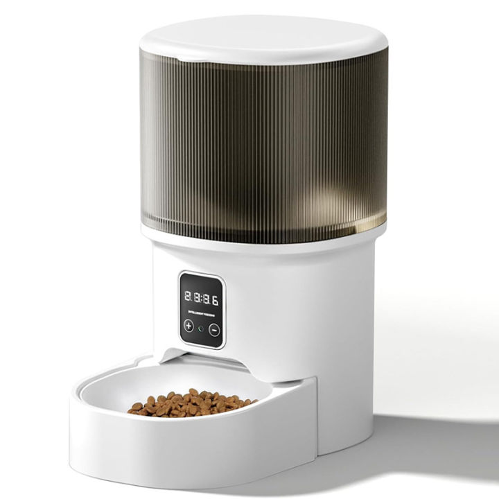Newsmart NewSmart Feeder with Cat Teaser, Rotatable Camera, Automatic Feeder for ...