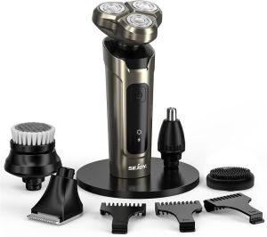 Máy Cạo Râu Điện Đa Năng Sejoy 5in1 – Cạo râu tỉa tóc cắt lông mũi massage rửa mặt (màu giao ngẫu nhiên)