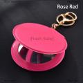 [Flash Sale] [PDBH Fashion Store] Gương Trang Điểm Thời Trang Móc Khóa Gương Tròn Nhỏ Bằng PU Gương Gập Hai Mặt. 