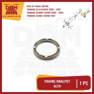 Paking Knalpot Alfa (PSP) Packing Gasket Pipe Kenalpot Blok Atas Yamaha Alfa Sigma Champ