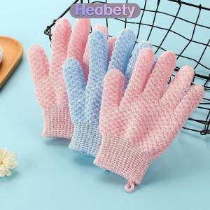 Heabety Găng tay tắm Găng tay tắm rửa khi tắm Găng tay tẩy tế bào chết tạo bọt spa Găng tay mát xa khi tắm Đồ dùng phòng tắm