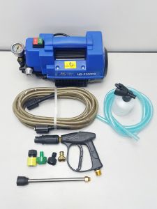 Máy rửa xe HUYNDAI Máy bơm rửa xe mini gia đình máy rửa xe cao áp công suất mạnh 2300W