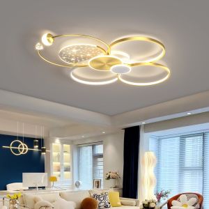 Đèn ốp trần dải ngân hà hiện đại 3 chế độ sáng đổi màuđèn trần cho phòng khách phòng ngủ có điều khiển từ xa