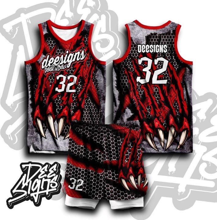 BASKETBALL DEESIGNS 11 JERSEY FREE CUSTOMIZE OF NAME AND NUMBER ONLY