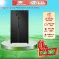 Tủ lạnh LG Inverter 519 lít GR-B256BL - Tủ lớn - Side by side Bảng điều khiển bên ngoài Công nghệ bảo quản thực phẩm Linear Cooling - GIAO TOÀN QUỐC - FREESHIP HCM. 