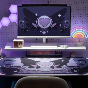 SG] Ready Stock Premium Anime-Inspired Starrywing Gaming Mouse Pad Anti-Slip Extended Size