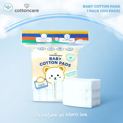 Cottoncare™ Pure Cotton Pads Baby Biodegradable Infant Makeup Remover Premium