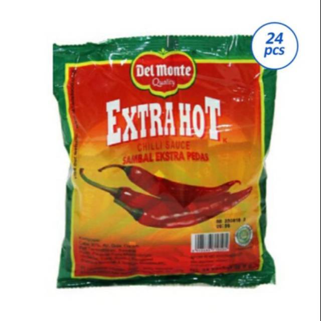 SAOS EXTRA HOT DELMONTE SACHET 24X9gr / SAOS DEL MONTE SAMBAL EXTRA PEDAS