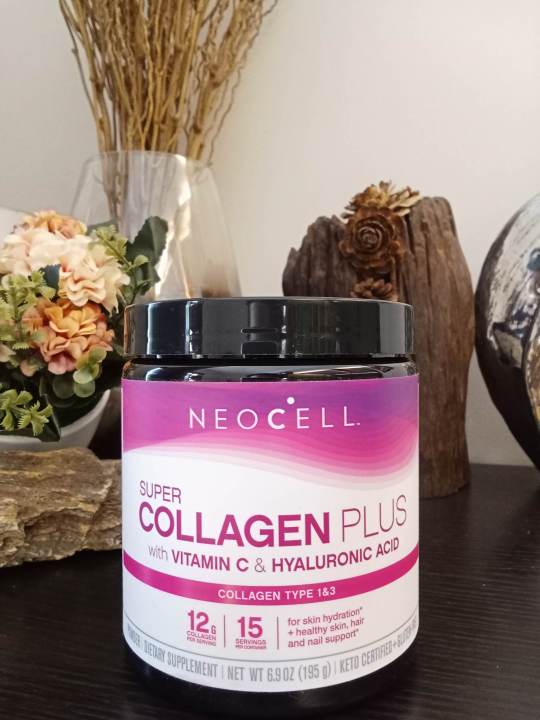 NEOCELL SUPER COLLAGEN PLUS WITH VIT C AND HYDRONIC ACID POWDERED