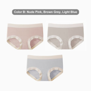 (SG InStock) AirFlex Ultra-Soft Stretch Mid Waist Panties 3 Pcs Set (Modal Panty. Women Underwear. Girl Panties) - SPT10